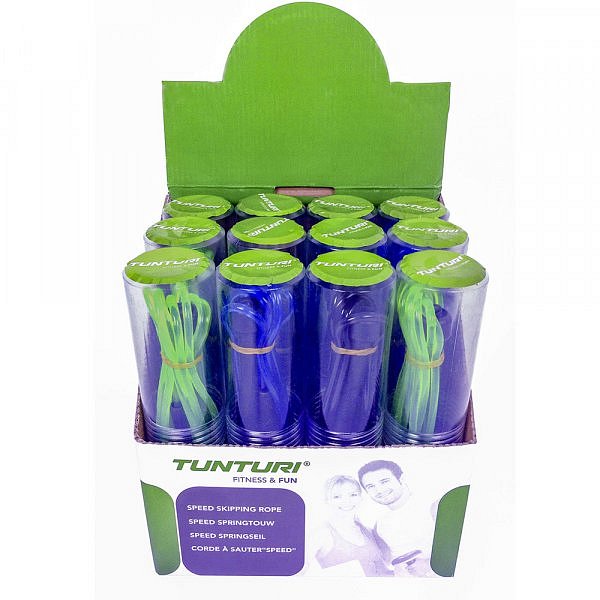 Švihadlo PVC barevné TUNTURI box 12 ks